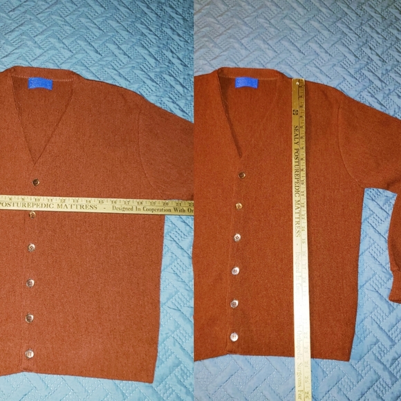 ‼SOLD‼ 60s Grandpa Pendleton Virgin Wool Cardigan - Picture 3 of 8